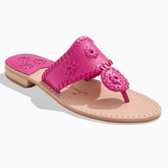 Jack Rogers flat sandals fuchsia size 8 m Summer vacation - Picture 4 of 10